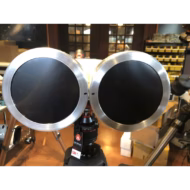 Oberwerk Binocular Telescope with Seymour Solar Filters attached