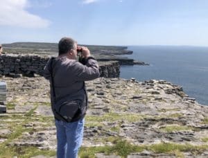 Oberwerk 8x42 Sport ED binoculars at use in the Aran Islands