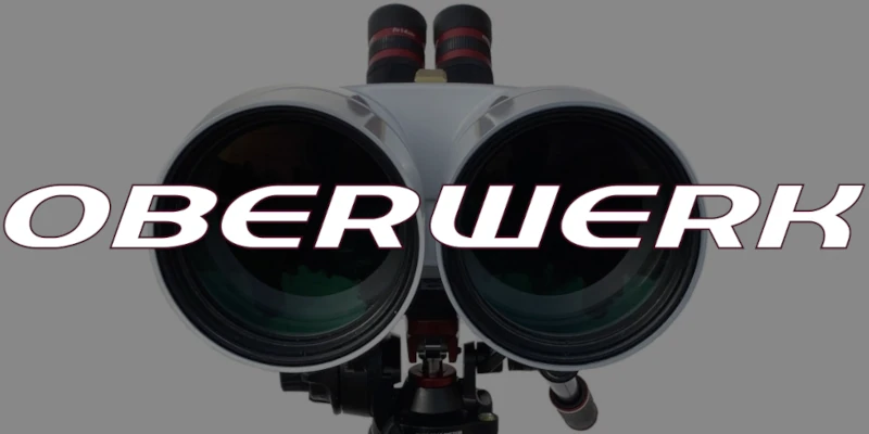 Oberwerk big eye binoculars with logo superimposed