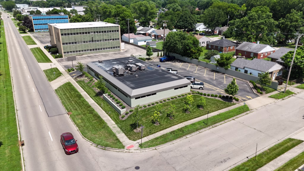 3880 Kettering Blvd. looking northeast.