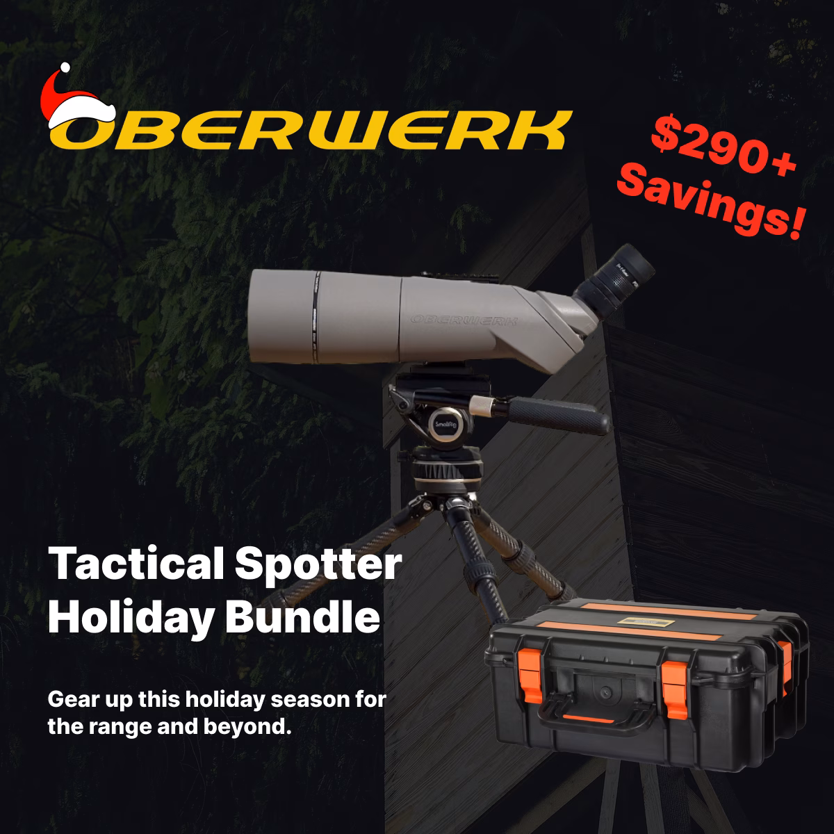 The Oberwerk Tactical Spotter Holiday Bundle